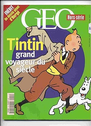 Imagen del vendedor de GEO Magazine in French - TINTIN grand voyageur du siecle a la venta por CKR Inc.