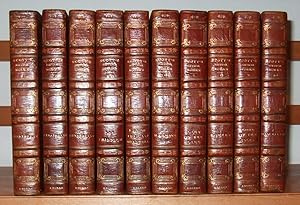 The Poetical Works of Sir Walter Scott, Baronet. Complete in 10 Volumes. Leather Bound