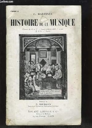 Seller image for Histoire de la Musique. TOME 1 for sale by Le-Livre