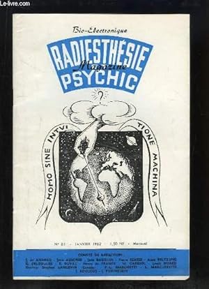 Seller image for Radiesthsie - Psychic - Magazine N81 : Au Tchad avec les mangeurs de terre - La Radar-Cosmie et le cancer - Tibias et Vertbres - Mouvements respiratoires - Radiesthsie graphique. for sale by Le-Livre