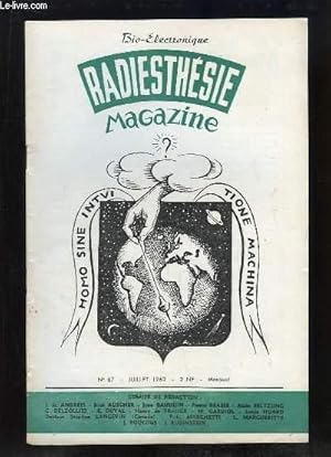 Seller image for Radiesthsie - Psychic - Magazine N87 : Radiesthsie et Libert - Le miracle - Auto-ionisation et radiesthsie . for sale by Le-Livre