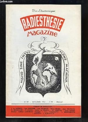 Seller image for Radiesthsie - Psychic - Magazine N89 : La science des nombres - Magie africaine (suite) - Les ondes nocives - Le coin de l'astrologie. for sale by Le-Livre