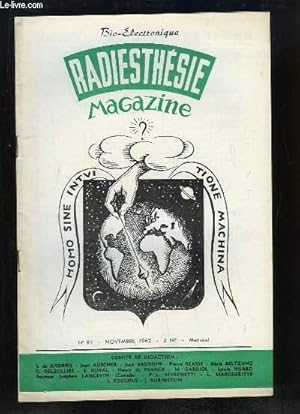 Seller image for Radiesthsie - Psychic - Magazine N91 : L'intgration au personnage - Teilhard et Chardin - Chronique de la Magie - Des ondes novices (suite) . for sale by Le-Livre