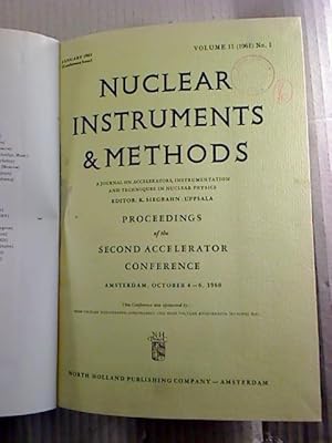 Nuclear Instruments & Methods. - Vol. 11 / 1961, 1 - 2 (geb. in 1 Bd.)