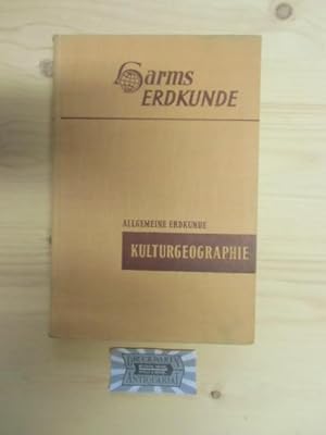 Imagen del vendedor de Harms Handbuch der Erdkunde Band 8 - Kulturgeographie. a la venta por Druckwaren Antiquariat