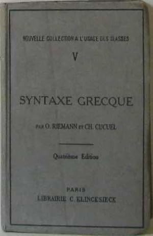 Syntaxe grecque tome V