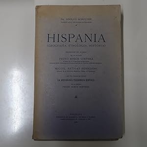 Imagen del vendedor de HISPANIA: GEOGRAFIA, ETNOLOGIA, HISTORIA a la venta por Costa LLibreter