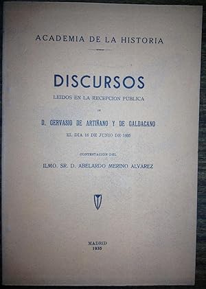 Image du vendeur pour MARES ESPAOLES. Discurso leido en la Real Academia de la Historia y contestacin de D. Abelardo Merino Alvrez mis en vente par Libreria Jimenez (Libreria A&M Jimenez)