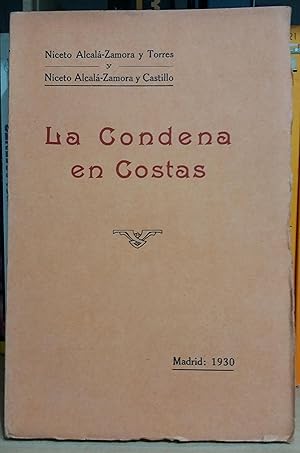 Immagine del venditore per LA CONDENA EN COSTAS venduto da Libreria Jimenez (Libreria A&M Jimenez)
