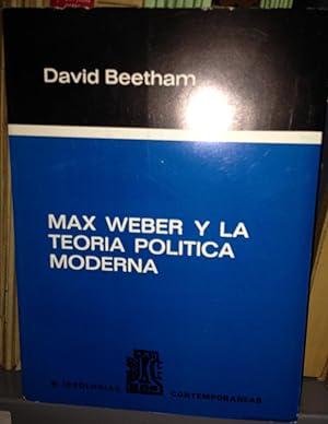 Immagine del venditore per MAX WEBER Y LA TEORIA POLITICA MODERNA. Traduccin de Fernando Prez Cebrian venduto da Libreria Jimenez (Libreria A&M Jimenez)