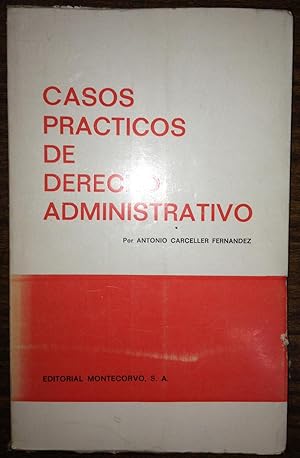 Bild des Verkufers fr CASOS PRACTICOS DE DERECHO ADMINISTRATIVO zum Verkauf von Libreria Jimenez (Libreria A&M Jimenez)