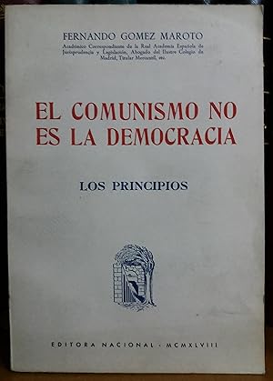 EL COMUNISMO NO ES LA DEMOCRACIA. La Teoria del Estado