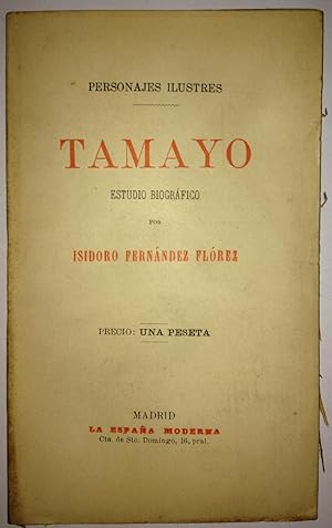 Bild des Verkufers fr MANUEL TAMAYO Y BAUS. Estudio biogrfico zum Verkauf von Libreria Jimenez (Libreria A&M Jimenez)
