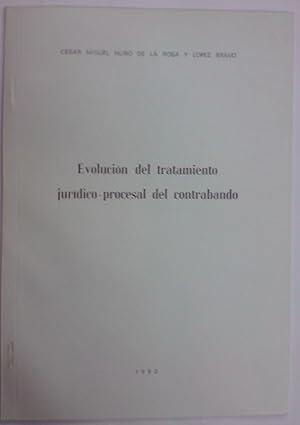Seller image for EVOLUCION DEL TRATAMIENTO JURIDICO PROCESAL DEL CONTRABANDO. (Publicado en la Revista de D Procesal Iberoamericano) for sale by Libreria Jimenez (Libreria A&M Jimenez)