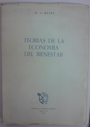 Imagen del vendedor de TEORIAS DE LA ECONOMIA DEL BIENESTAR. Traduccin de Enrique Fuentes Quintana a la venta por Libreria Jimenez (Libreria A&M Jimenez)