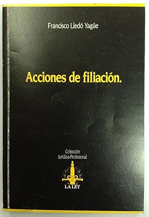 Image du vendeur pour ACCIONES DE FILIACION mis en vente par Libreria Jimenez (Libreria A&M Jimenez)
