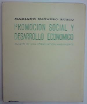 PROMOCION SOCIAL Y DESARROLLO ECONOMICO. Ensayo de una Formulación Ambivalente