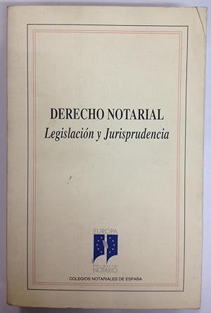 Imagen del vendedor de DERECHO NOTARIAL. Legislacin y Jurisprudencia a la venta por Libreria Jimenez (Libreria A&M Jimenez)