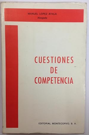 Imagen del vendedor de CUESTIONES DE COMPETENCIA. Comentarios Prcticos a las reglas de competencia en la Ley de Enjuiciamiento Civil (Artculos 56 al 115) a la venta por Libreria Jimenez (Libreria A&M Jimenez)