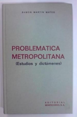 Imagen del vendedor de PROBLEMATICA METROPOLITANA (Estudios y Dictmenes) a la venta por Libreria Jimenez (Libreria A&M Jimenez)