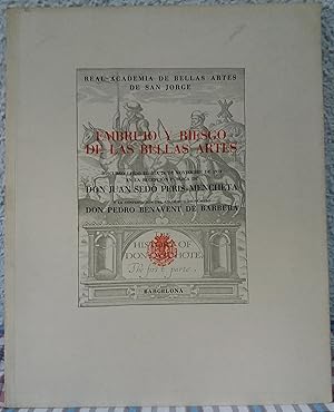 Image du vendeur pour EMBRUJO Y RIESGO DE LAS BELLAS ARTES. Discurso leido en la Real Academia de Bellas Artes de San Jorge y contestacin de D. Pedro Benavent de Barber mis en vente par Libreria Jimenez (Libreria A&M Jimenez)