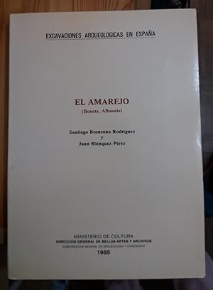 Imagen del vendedor de EL AMAREJO. (Bonete, Albacete). (Excavaciones Arqueolgicas en Espaa 139) a la venta por Libreria Jimenez (Libreria A&M Jimenez)