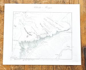 Seller image for Kolorierter Kupferstich-Plan. Schlacht bei Bergen, am 13. April 1759. for sale by Antiquariat Thomas Rezek