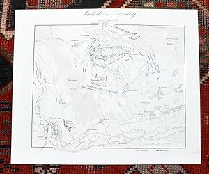 Seller image for Kolorierter Kupferstich-Plan. Schlacht bei Zorndorf, am 25. August 1758. for sale by Antiquariat Thomas Rezek