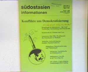 Immagine del venditore per Konflikte um Demokratisierung: Sdostasien informationen - Nummer 1, Jahrgang 3, Mrz 1993 venduto da books4less (Versandantiquariat Petra Gros GmbH & Co. KG)