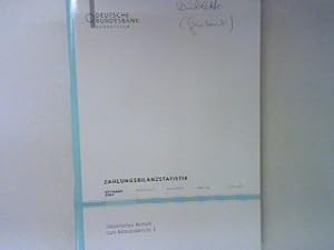 Bild des Verkufers fr Zahlungsbilanzstatistik Oktober 2007 : Statistisches Beiheft zum Monatsbericht 3. zum Verkauf von books4less (Versandantiquariat Petra Gros GmbH & Co. KG)