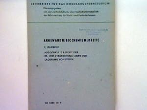 Immagine del venditore per Antioxydantien - Angewandte Biochemie der Fette Lehrbriefe fr das Hochschulfernstudium venduto da books4less (Versandantiquariat Petra Gros GmbH & Co. KG)