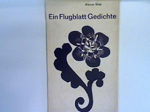 Seller image for Ein Flugblatt Gedichte for sale by books4less (Versandantiquariat Petra Gros GmbH & Co. KG)