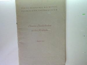 Frankfurter Goethemuseum - Neuntes Rundschreiben an die Mitglieder , April