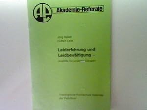 Imagen del vendedor de Leiderfahrung und Leidbewltigung - Anste fr unseren Glauben a la venta por books4less (Versandantiquariat Petra Gros GmbH & Co. KG)