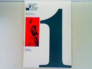 Bild des Verkufers fr Spielzeit Musiktheater 1979/80, Nr.1: Carmen von Georges Bizet zum Verkauf von books4less (Versandantiquariat Petra Gros GmbH & Co. KG)