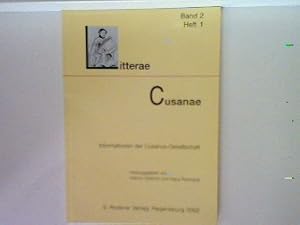 Immagine del venditore per Litterae Cusanae - Informationen der Cusanus-Gesellschaft venduto da books4less (Versandantiquariat Petra Gros GmbH & Co. KG)