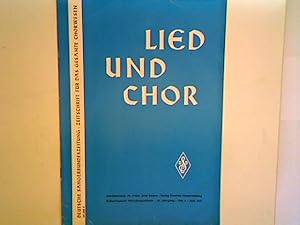 Immagine del venditore per Die soziale Aufgabe des Chorgesanges - 6. Heft 1963 : Lied und Chor : Deutsche Sngerbundeszeitung Zeitschrift fr das gesamte Chorwesen venduto da books4less (Versandantiquariat Petra Gros GmbH & Co. KG)