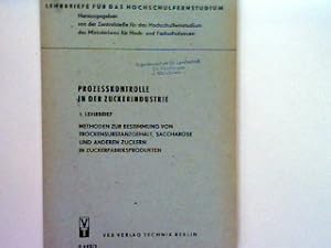 Immagine del venditore per Gravimetrische Trockensubstanzbestimmung - Verfahren der Zuckerindustrie Lehrbriefe fr das Hochschulfernstudium venduto da books4less (Versandantiquariat Petra Gros GmbH & Co. KG)