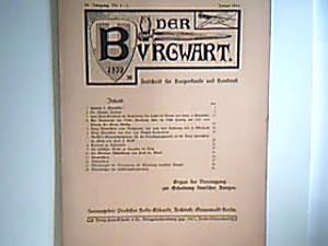 Seller image for Speckle's Entwurfszeichnung fr die Verteidigungswerke an der Burg Herrenstein im Elsa. - 1.-2. Ausgabe 1910 - Der Burgwart. Zeitschrift fr Burgenkunde und Baukunst. for sale by books4less (Versandantiquariat Petra Gros GmbH & Co. KG)