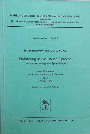 Seller image for Einfuhrung in die Hausa-Sprache : (Kursus fur Kolleg u. Sprachlabor) for sale by Joseph Burridge Books