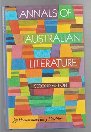 ANNALS OF AUSTRALIAN LITERATURE. Second Edition