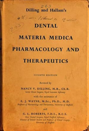 Seller image for Dental Materia Medica Pharmacology And Therapeutics for sale by Marlowes Books and Music