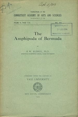 Immagine del venditore per The Amphipoda of Bermuda. venduto da Andrew Isles Natural History Books