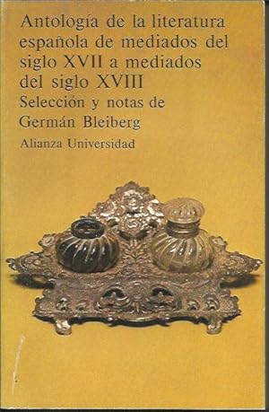 Antologia Literatura Española de Mediados Del Siglo Xvii