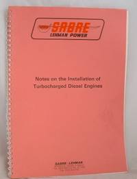 Sabre Lehman Notes on the Installation of Turbocharged Diesel Engines
