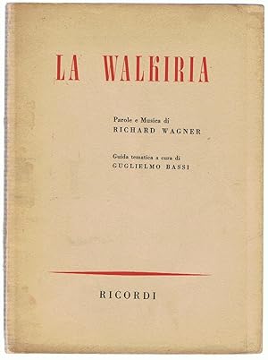 Immagine del venditore per LA WALKIRIA. Prima giornata della triloga: L'Anello del Nibelungo. venduto da Librera Torren de Rueda