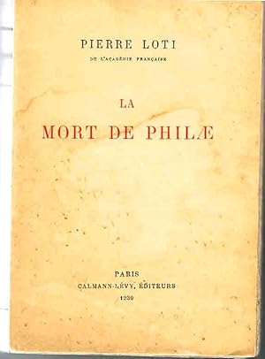 La mort de Philae