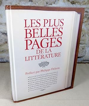 Bild des Verkufers fr Les plus belles pages de la littrature. zum Verkauf von Latulu