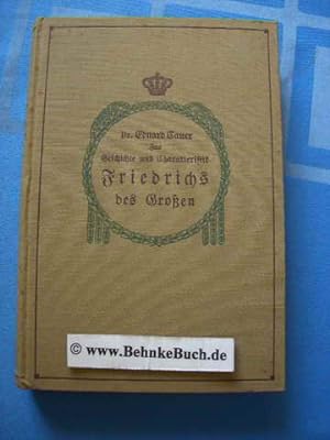 Bild des Verkufers fr Zur Geschichte und Charakteristik Friedrichs des Groen. zum Verkauf von Antiquariat BehnkeBuch