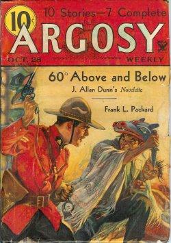 Imagen del vendedor de ARGOSY Weekly: October, Oct. 28, 1933 ("The Purple Ball"; "Sons of Gun Fighters") a la venta por Books from the Crypt